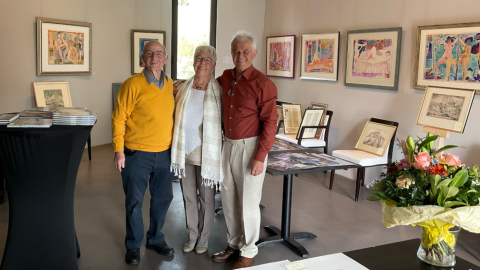 Kunstverkauf der Eheleute Greuter für Verein inSi